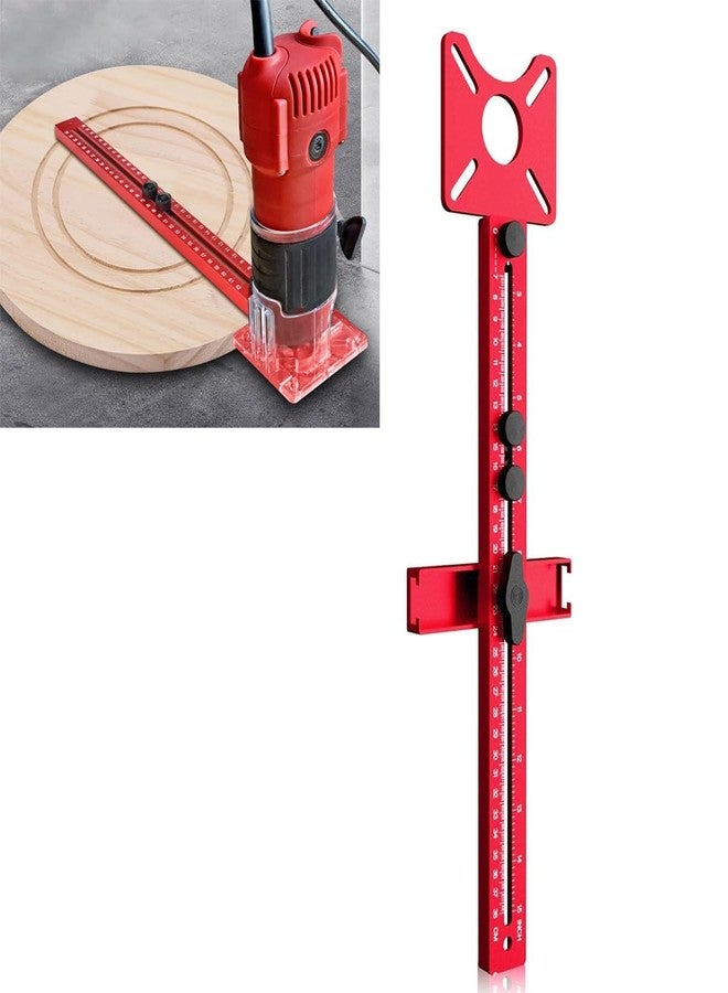 Serplex حامل تشكيل أخاديد التوجيه Serplex® 4 في 1، قالب قطع دائري للتوجيه مصنوع من سبائك الألومنيوم، قالب متعدد الوظائف لأدوات الخزائن ودليل التوجيه، أداة توجيه قابلة للتعديل لأعمال النجارة - Image 1